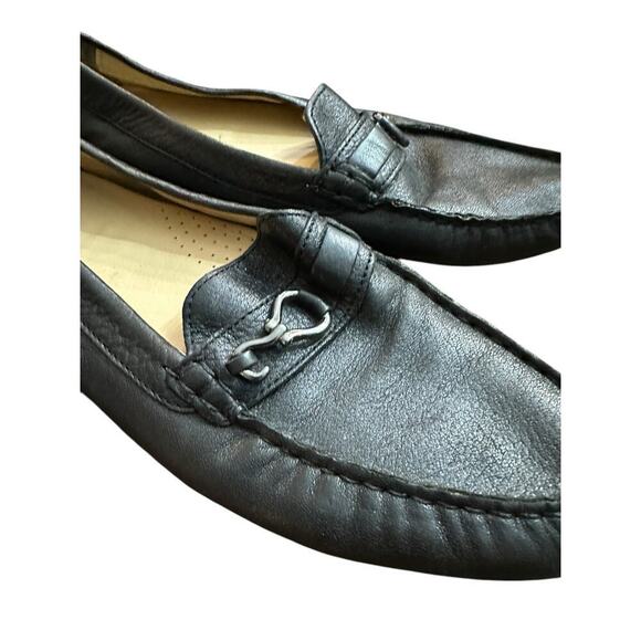 Cole Haan Men's Black Leather Air Soles Driving Moccasins Slip On Loafers Size 8 - Picture 6 of 7